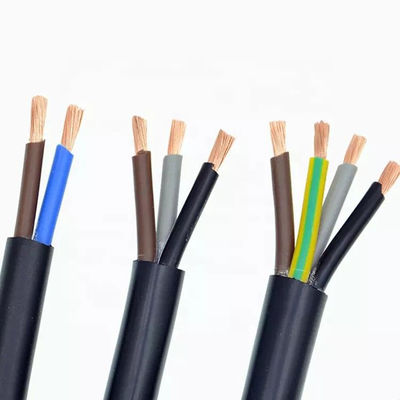 गुणवत्ता  PVC Insulated Rubber Sheathed Flexible Cable 2 Core Fire Retardant कारखाना